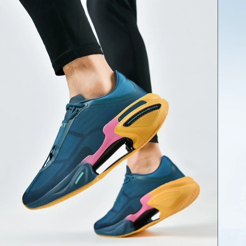 Unisex Carbon Plate Running Shoes Breathable Mesh Cushioned Shock Absorbing Sports Sneakers for Men Women 2026 New