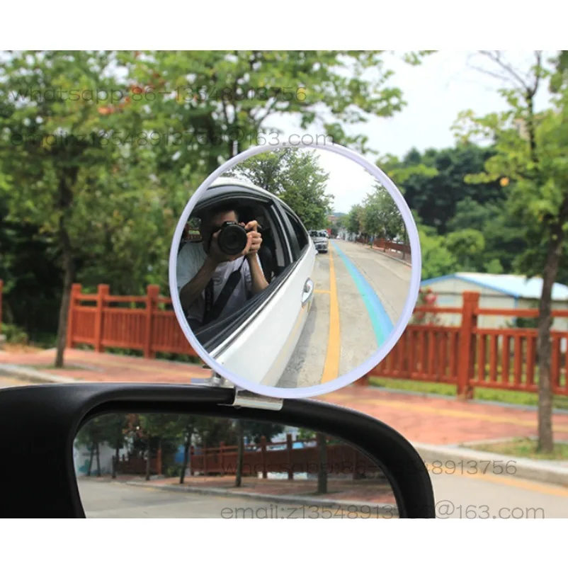 Newly Upgraded 304 Stainless Steel Frame  Car Reversing Mirror Auxiliary Rearview/blind Spot Mirror/spot Quick Delivery