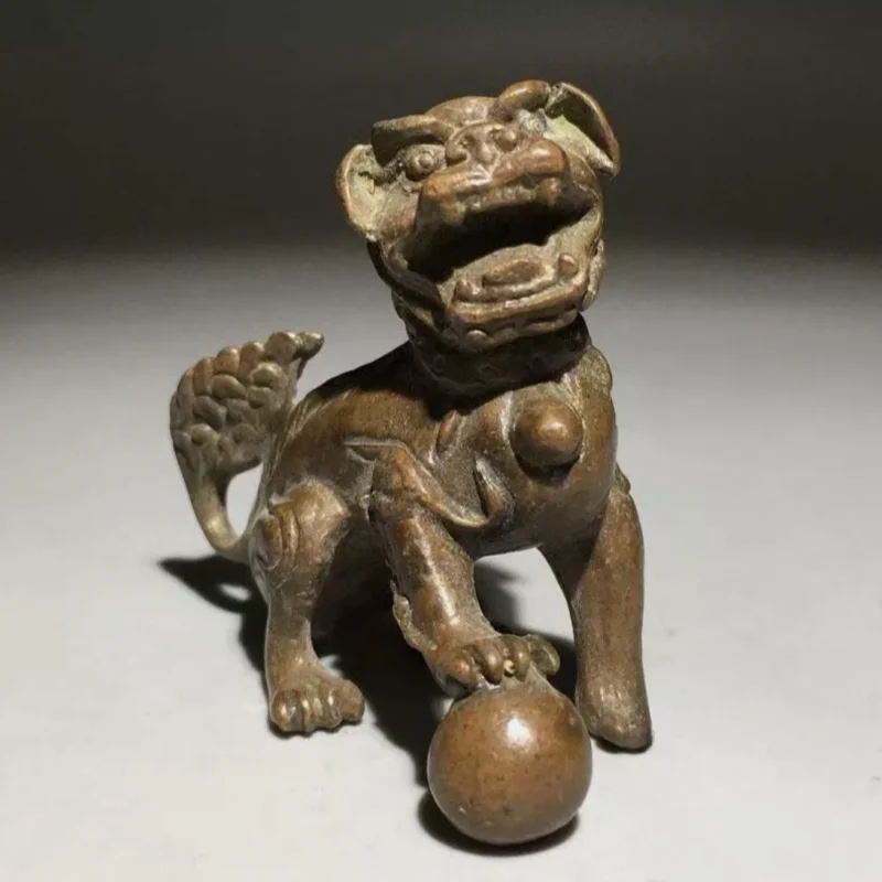 

Vintage Antique Bronze Chinese Foo Dog Figure Statue