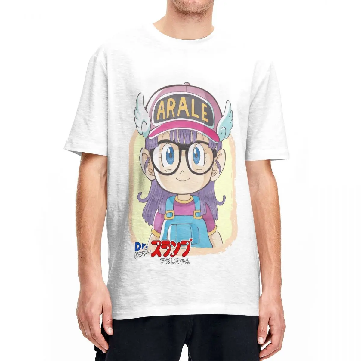 Dr Slump Anime Arale Norimaki T-Shirts for Men Women Funny Cotton Tee Shirt Round Neck Short Sleeve T Shirt Gift Clothing