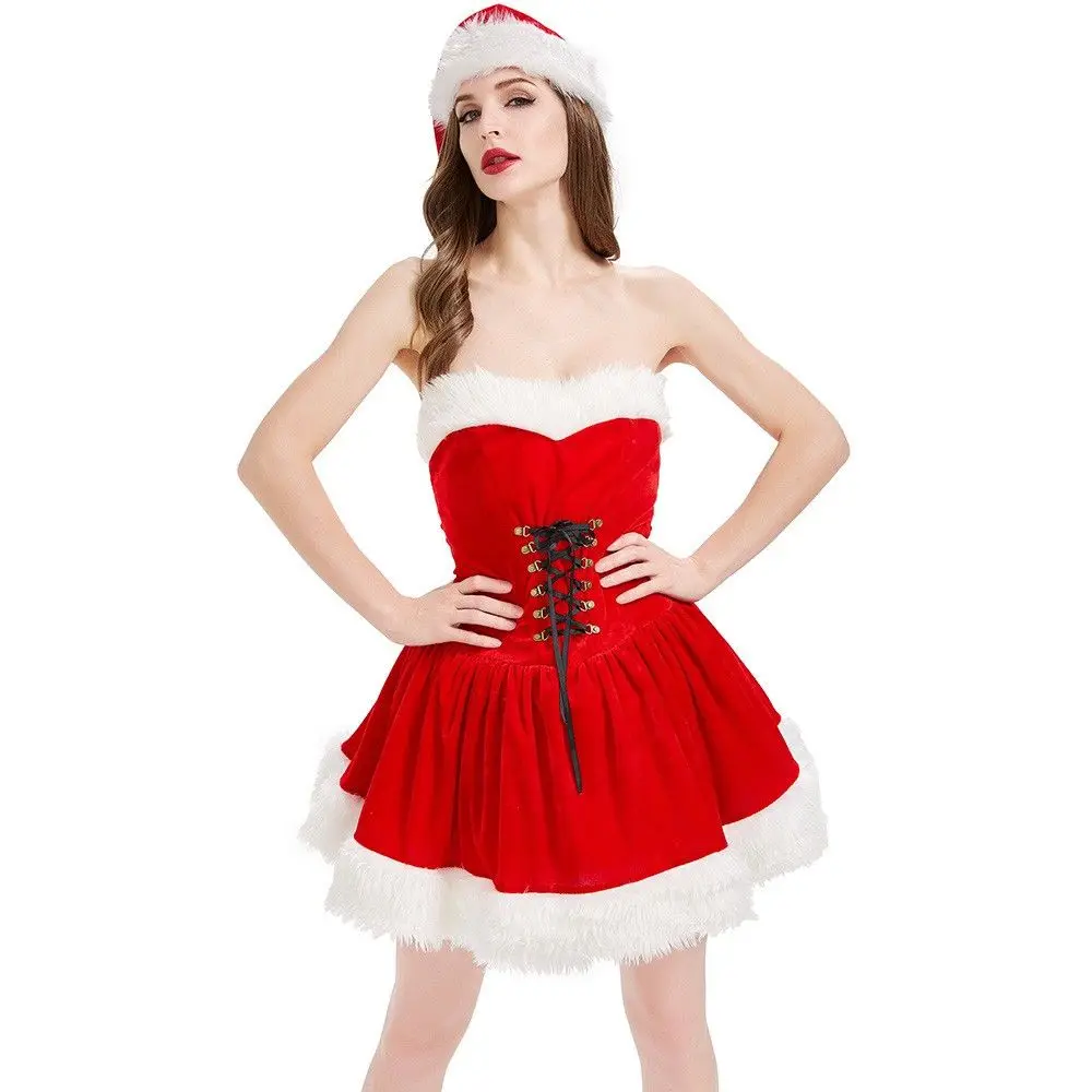 تنورة قصيرة منتفخة للفتيات لحفلات عيد الميلاد، ملابس نسائية للمناسبات الاحتفالية، زي أنيق وعصري لحفلات الأعياد