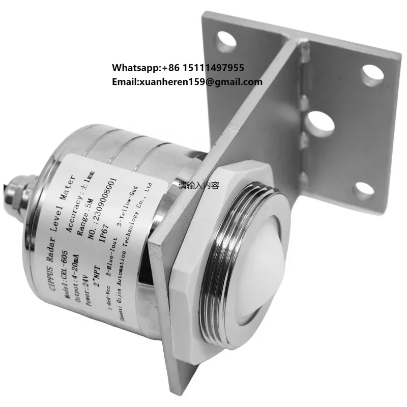 High Precision 80ghz radar Level Transmitter Level Measuring Non Contact radar Water Level Sensor Meter