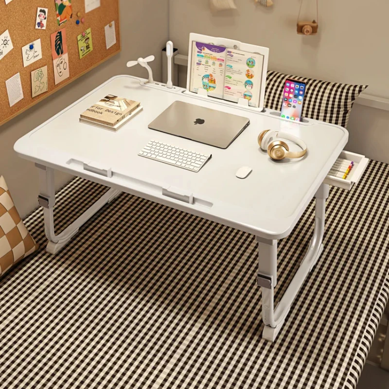 Small table on the bed can be raised and lowered, bay window table board in the home bedroom, computer desk for dormitory