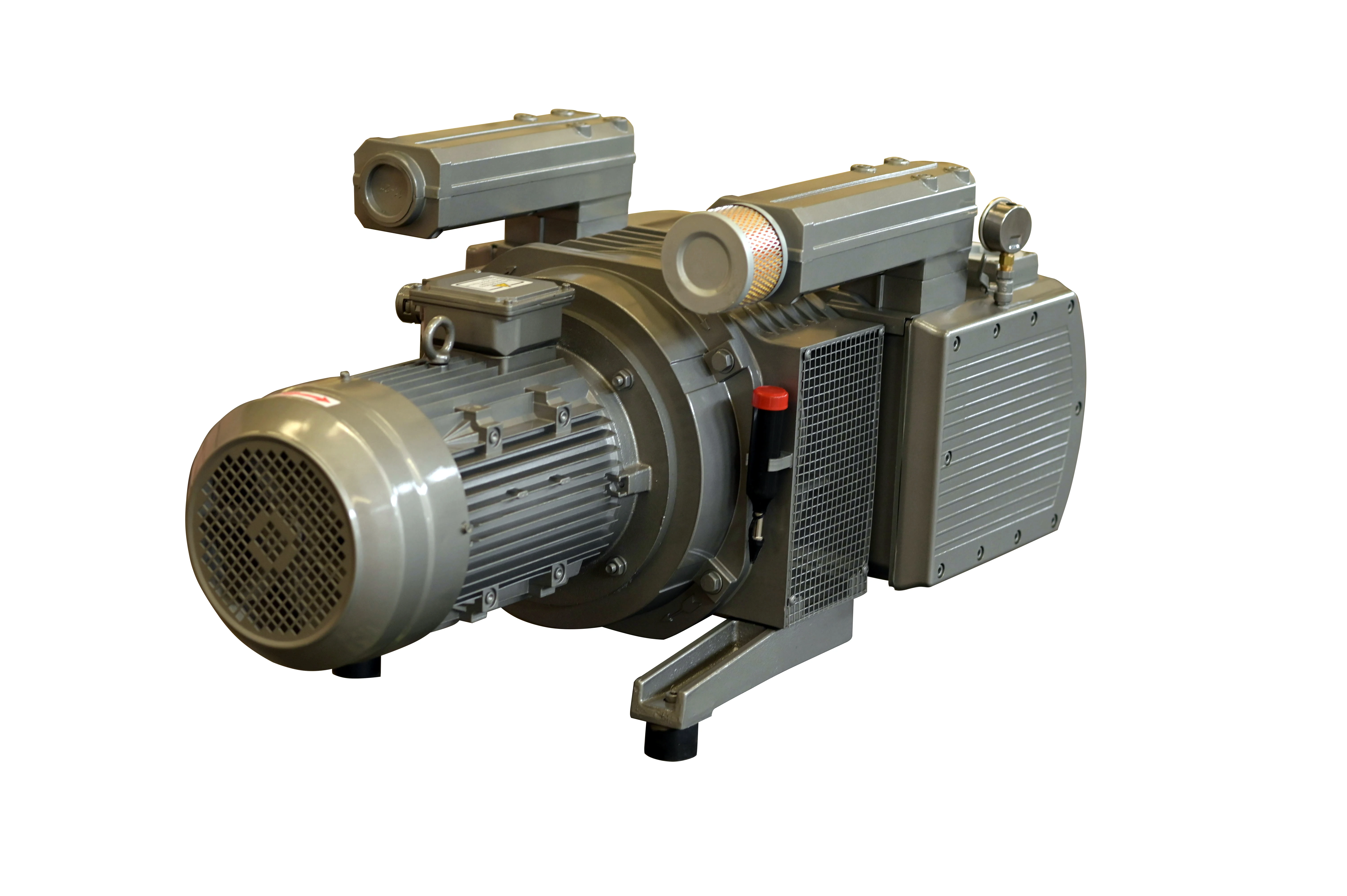 AIROW KVF265 5.5KW 300m³/h 220V 7.5HP Dry Rotary Vane Vacuum Pump Oil Free for Large CNC Router Worktable and MDF Cutting