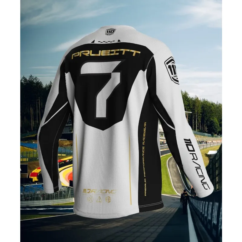 2026 جديد سوبر موتوكروس 110 سباق // SE25 إشعال جيرسي الرجال النساء SMX 450 تنفس التجفيف السريع بأكمام طويلة الدراجات المحملة #1