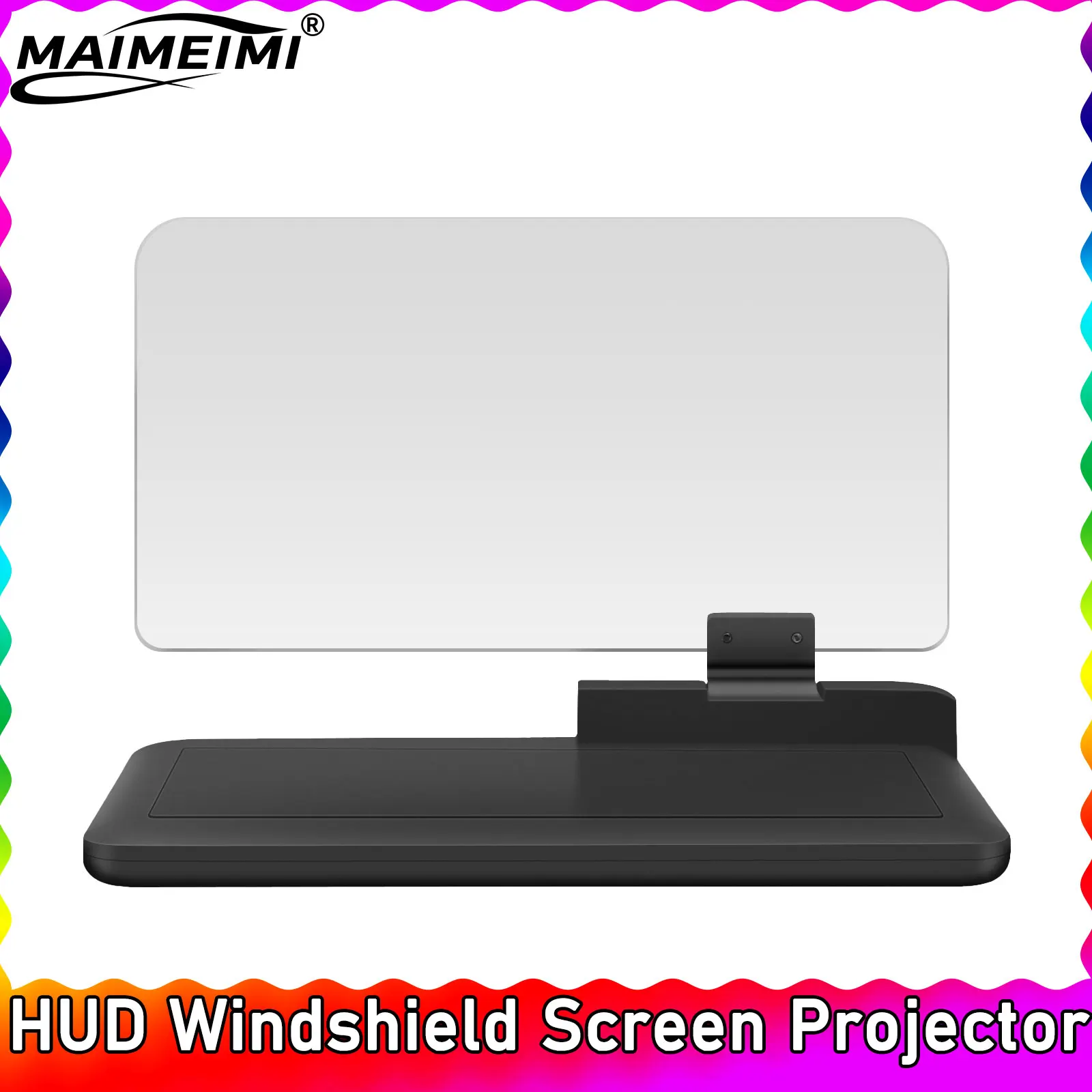 Windschutzscheiben-Projektor Smartphone-Halterung Display Head-Up-Display Wiederverwendbare Auto-Handyhalterung + HD-Bildreflexion – Detail 1