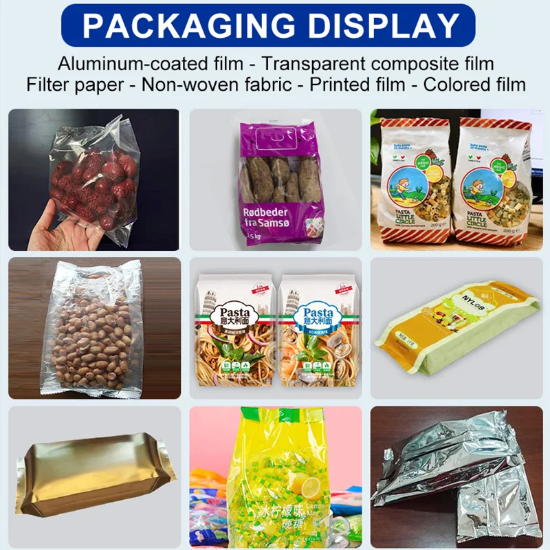 التلقائي بالكامل ركن حقيبة وجبة خفيفة الحبيبية التعبئة الفولاذ المقاوم للصدأ كيس من البلاستيك فيلم وزنها آلة تعبئة وتغليف الهوائية