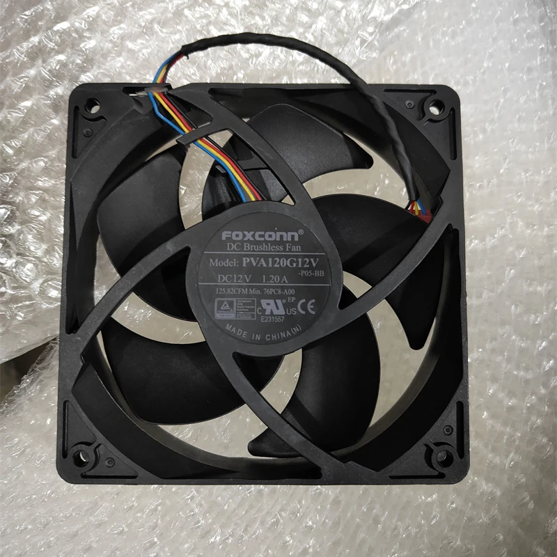 

1 шт. для Foxconn PVA120G12V DC 12 В 1,20 А 120x120x25 мм 4-проводной охлаждающий вентилятор