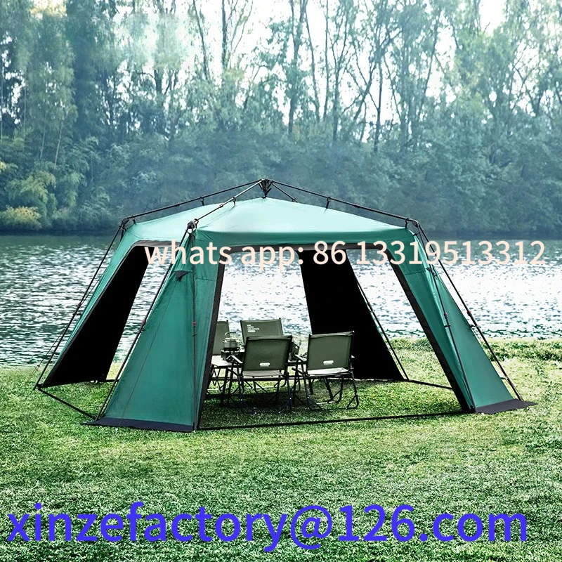 

Customizable waterproof sunscreen family camping trip outdoor dome awning