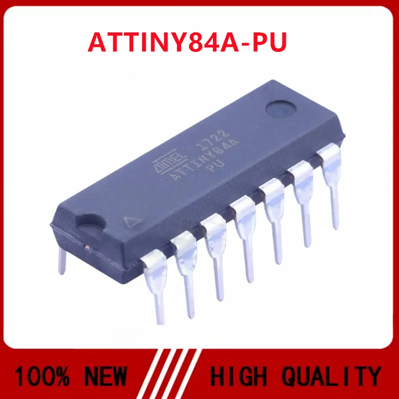 2PCS/LOT ATTINY84-20PU ATTINY84A-PU ATTINY84 DIP-14 Integrated circuit IC chip