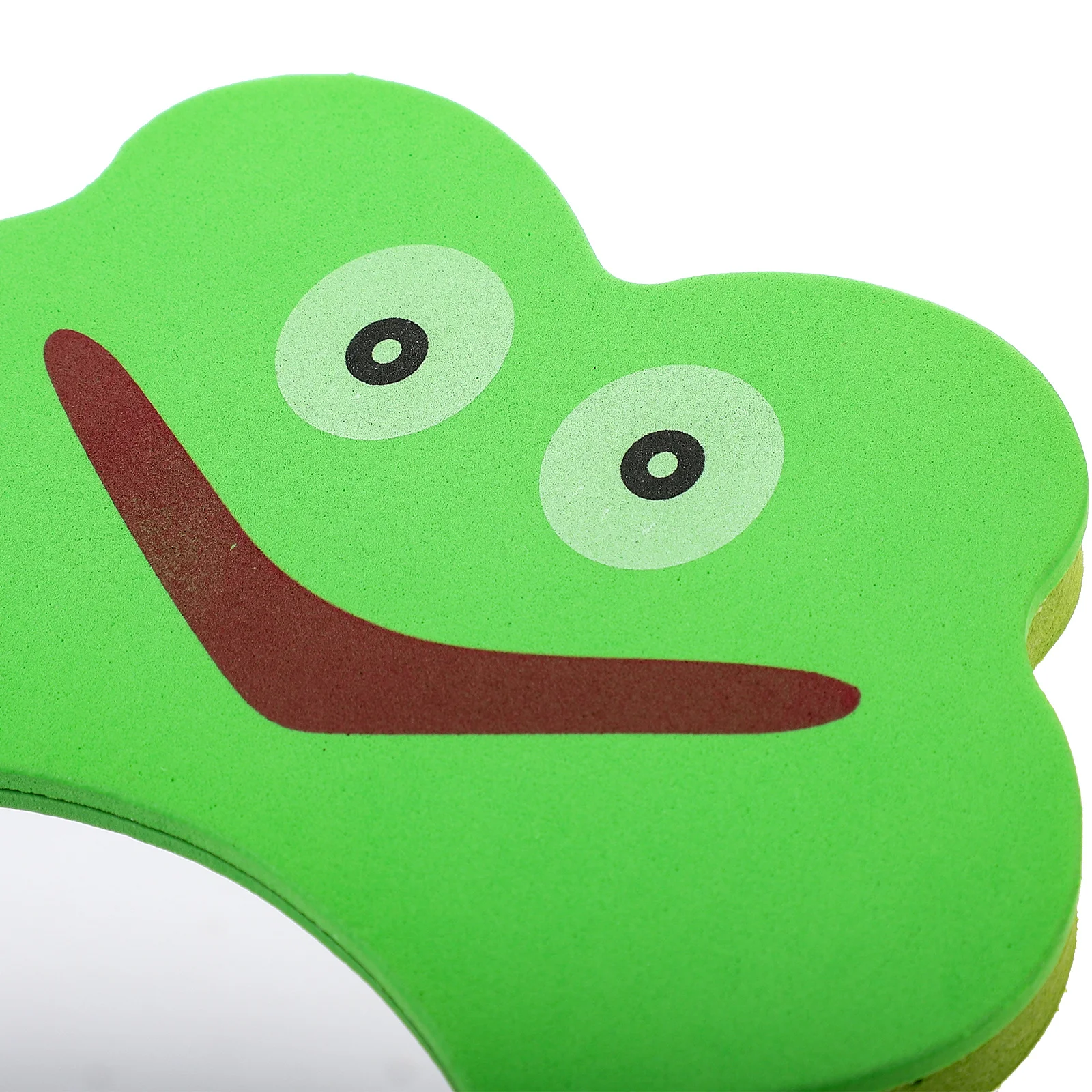 

1Pcs Kid Bath Mirror Eva Creative Green Lightweight Educational Safe Bathing Water Play Fun for Children Kid Bath Toy
