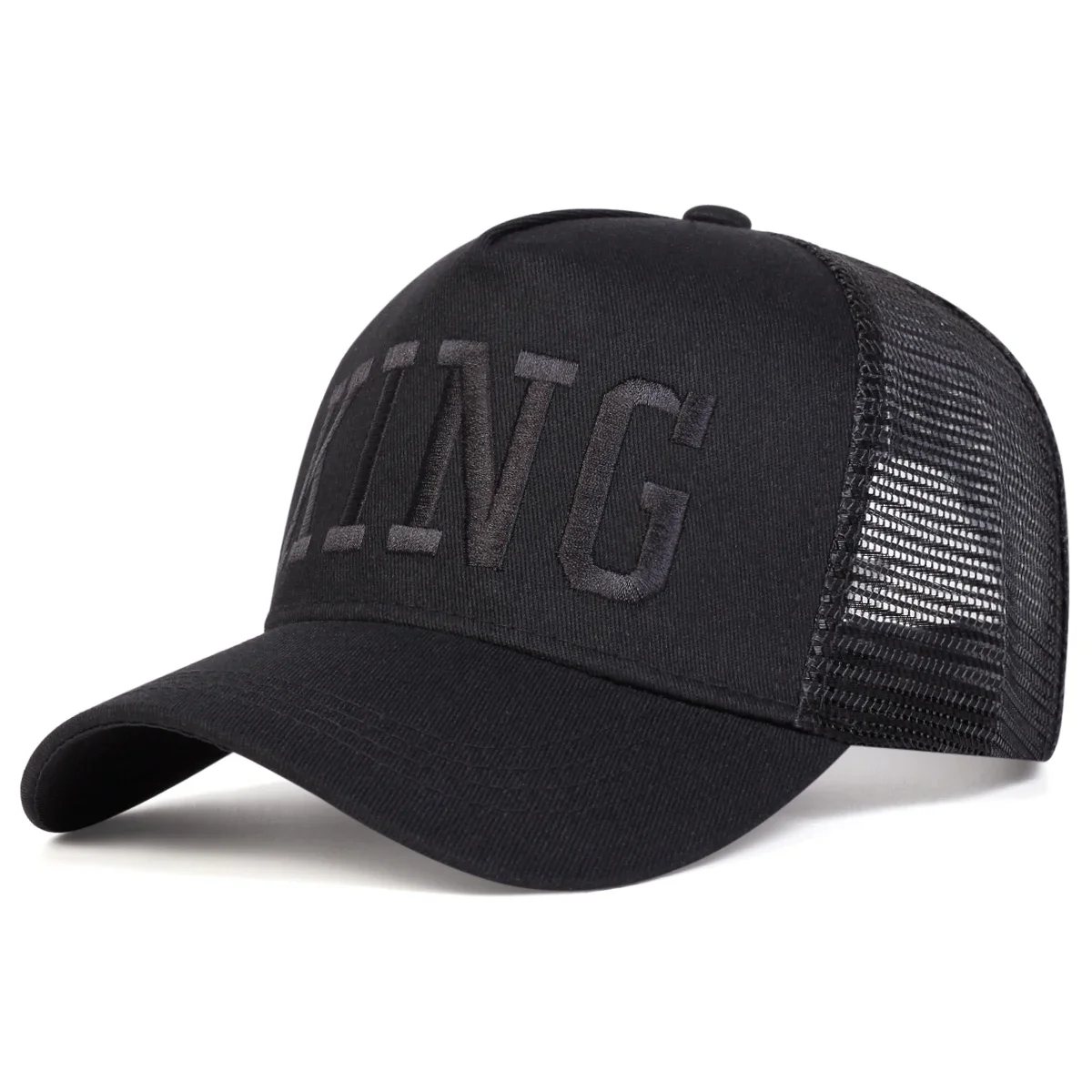 للجنسين الملك إلكتروني التطريز قبعات البيسبول صافي الربيع والصيف في الهواء الطلق قابل للتعديل قبعات عادية واقية من الشمس قبعة قبعة رياضية