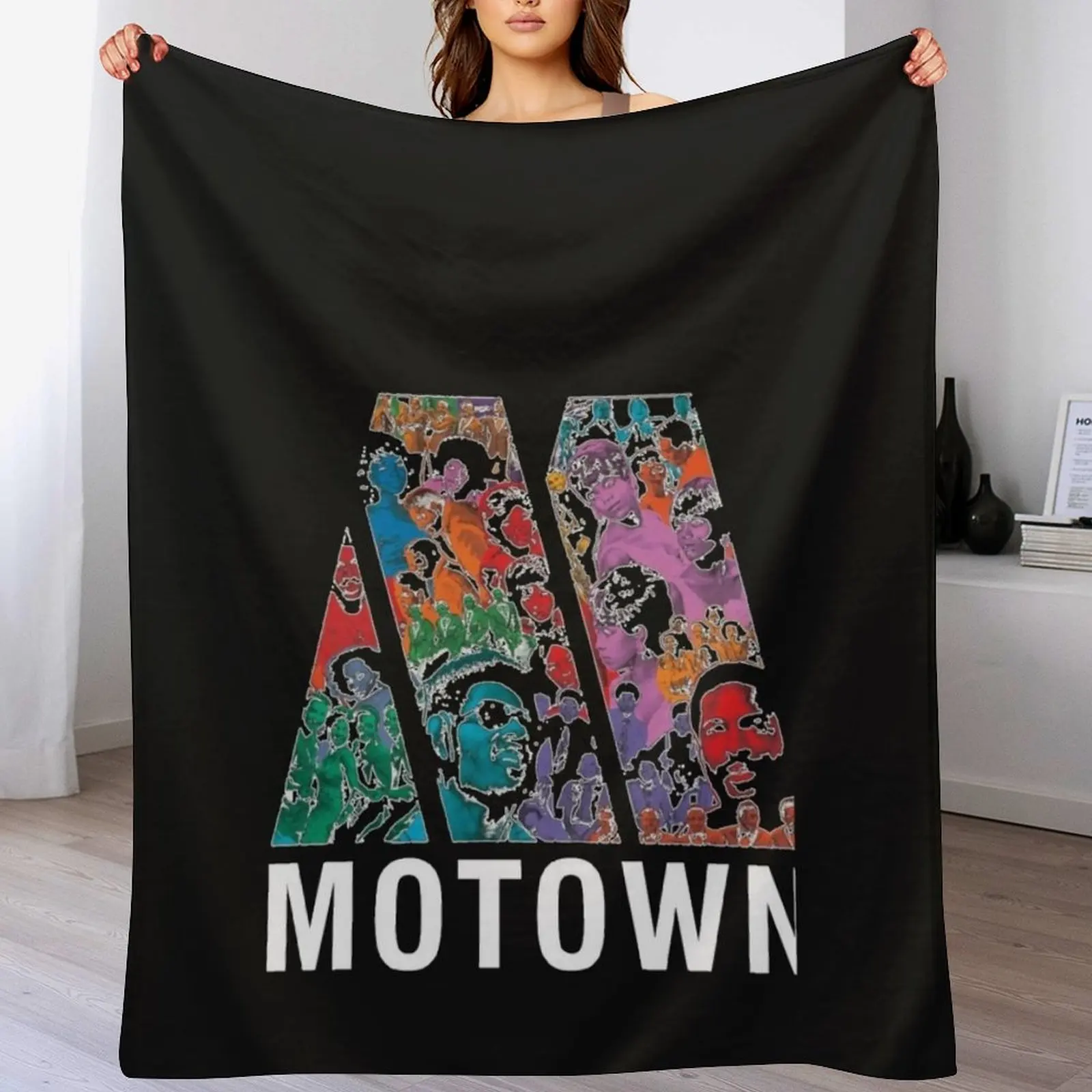 

MOTOWN RECORDS legend pop Essential T Shirt Throw Blanket for babies Softest Bed bed plaid Blankets