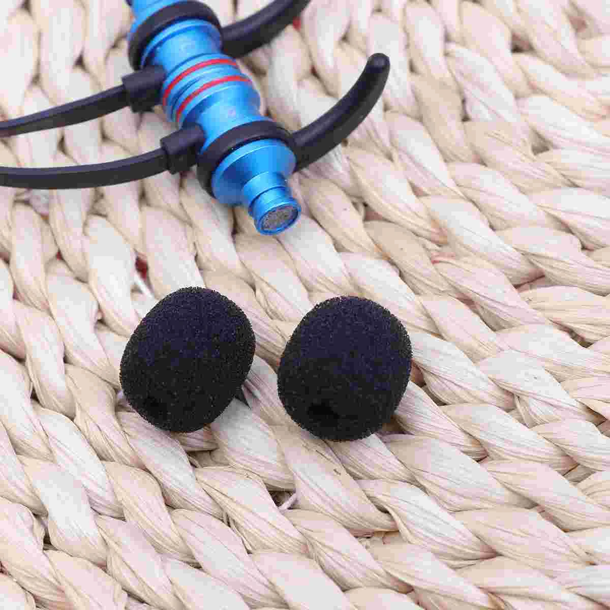 15 pezzi Lavalier bavero microfono parabrezza microfono copertura parabrezza microfoni Mini