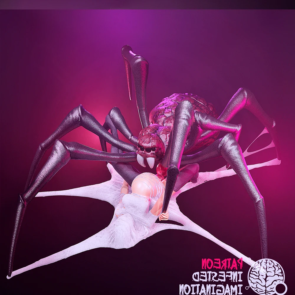 1/24 NWSF 3d Printing Model Kit Proportion GK WAIFU Crazy Spider Monster Resin Model Kit DIY Statue Unpainted Kit Toy