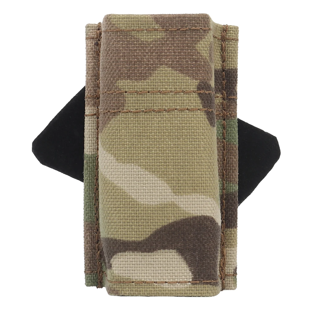 Tactical Pistol Magazine Pouch Single 9MM Mag Pouch Accessory Bag for MOLLE Belts 45° Inclined Design Can Be Used Left And Right