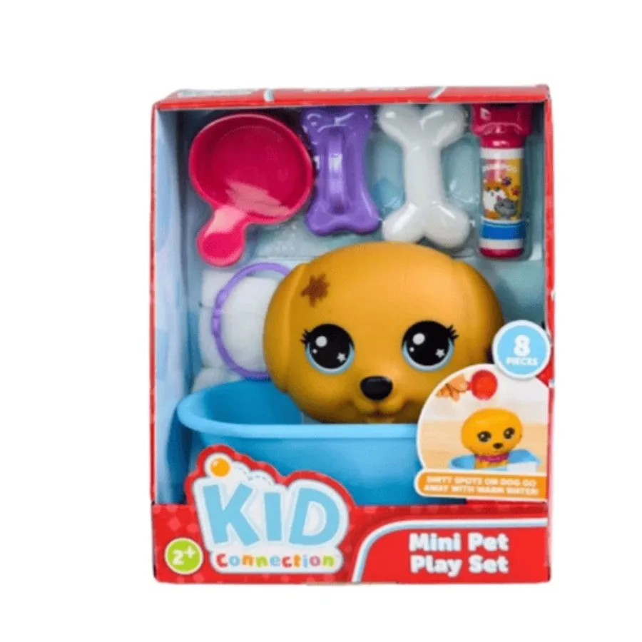 

Kid Connection Pet Dog Bath Play Set with Color Changing Feature 8 Pieces Toddler Toys