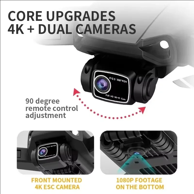 L900 pro se gps drone profissional 4k câmera hd 5g wifi fpv quadcopter com motor sem escova dobrável rc drones para crianças brinquedos