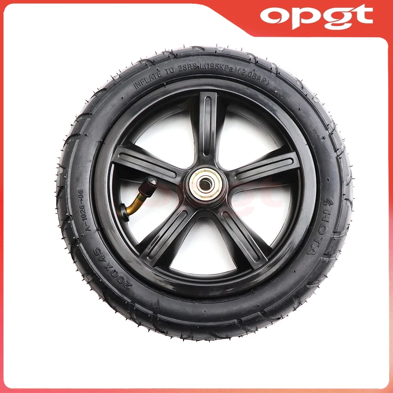 OPGT 200x45 Pneumatic Tire 8 inch Baby Stroller Inflatable Wheels For Medical Wheel Balance Bike Skateboard Electric Scooter