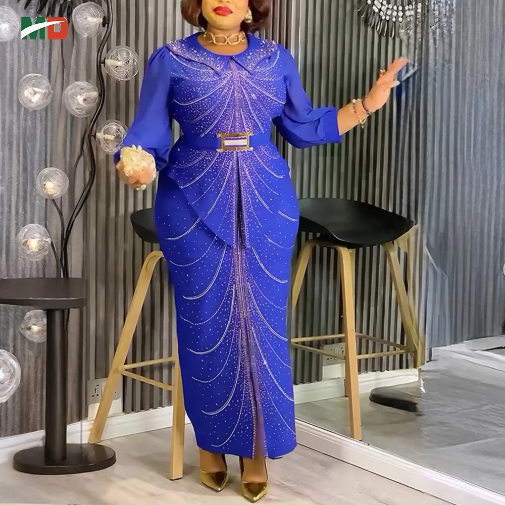 

MD 2026 модные африканские вечерние платья для женщин Дашики Анкара свадебное вечернее платье больших размеров элегантное мусульманское платье макси в Турции