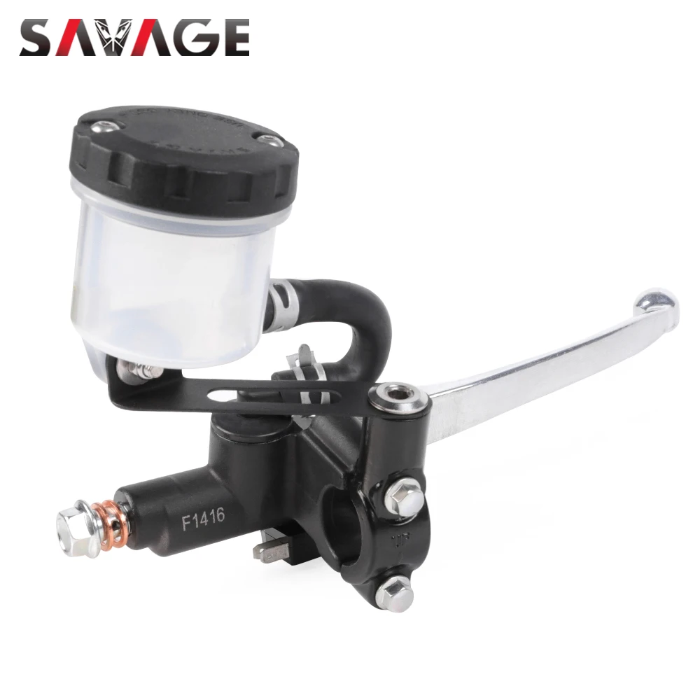 Front Brake Master Cylinder For KAWASAKI VERSYS 650 Z250 Z300 Z650 Z750 NINJA 400 300 250 ZX6R ZX4R ZX25R Oil Fluid Reservoir view 5