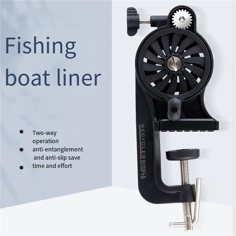 

ABHT-2X Single Shaft Fishing Line Recycler 3.5:1 Quick Fishingline Winder Spooler Pesca Accessories