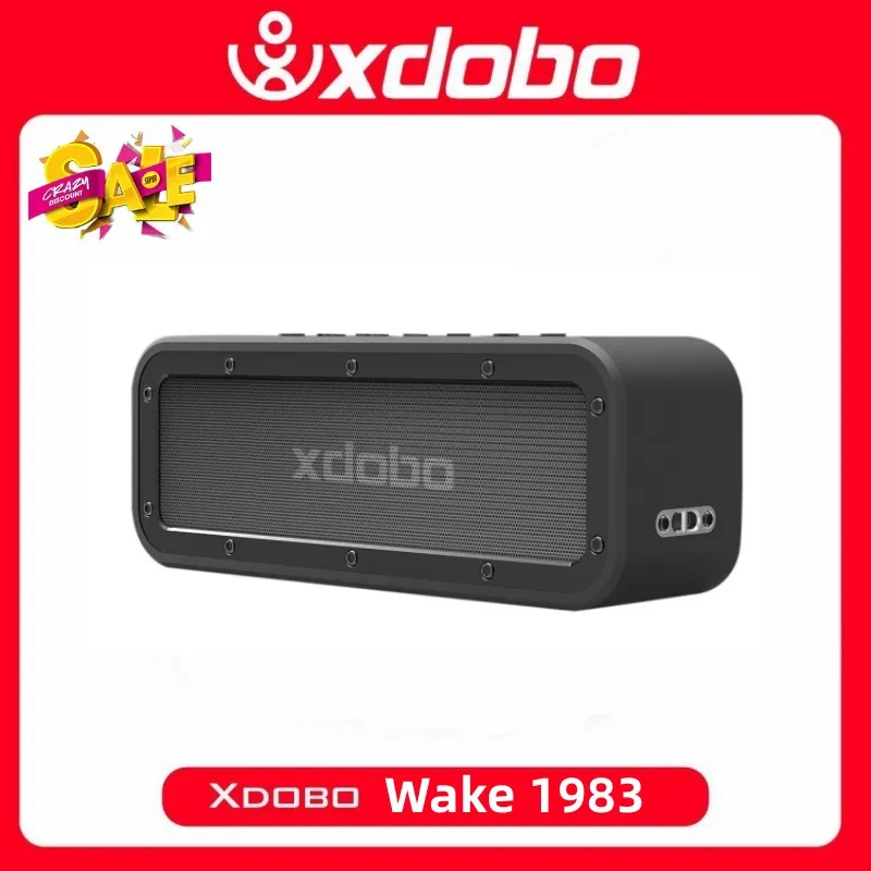 

XDOBO Wake-1983 50W Bluetooth Subwoofer Super Bass IPX7 Waterproof BT5.0 Type-C Portable TWS Wireless Column Speaker