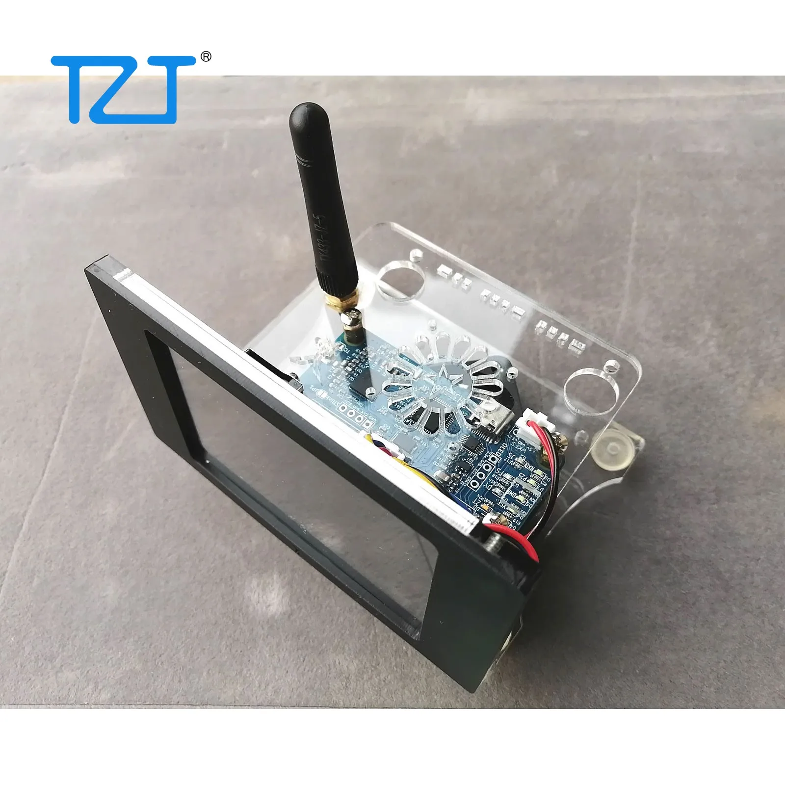 TZT Assembled MMDVM T11W Simplex MMDVM Hotspot with 3.5-inch Color Screen for Digital Walkie Talkie Modem