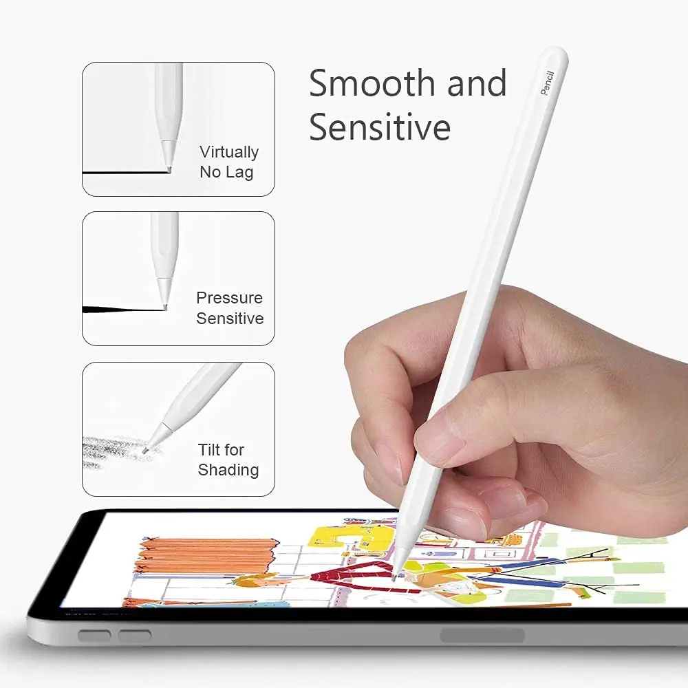 Ersatzspitzen für Apple Pencil 1 2 Stylus Stift Geräuschreduzierung Ersatzspitze für iPad Stift Tablet Stift Zubehör Universell – Detail 5