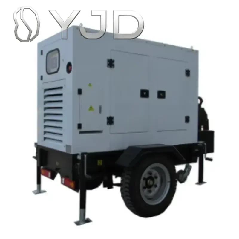 100kw for Silent Type Diesel Generator with Trailer 50Hz 125 KVA