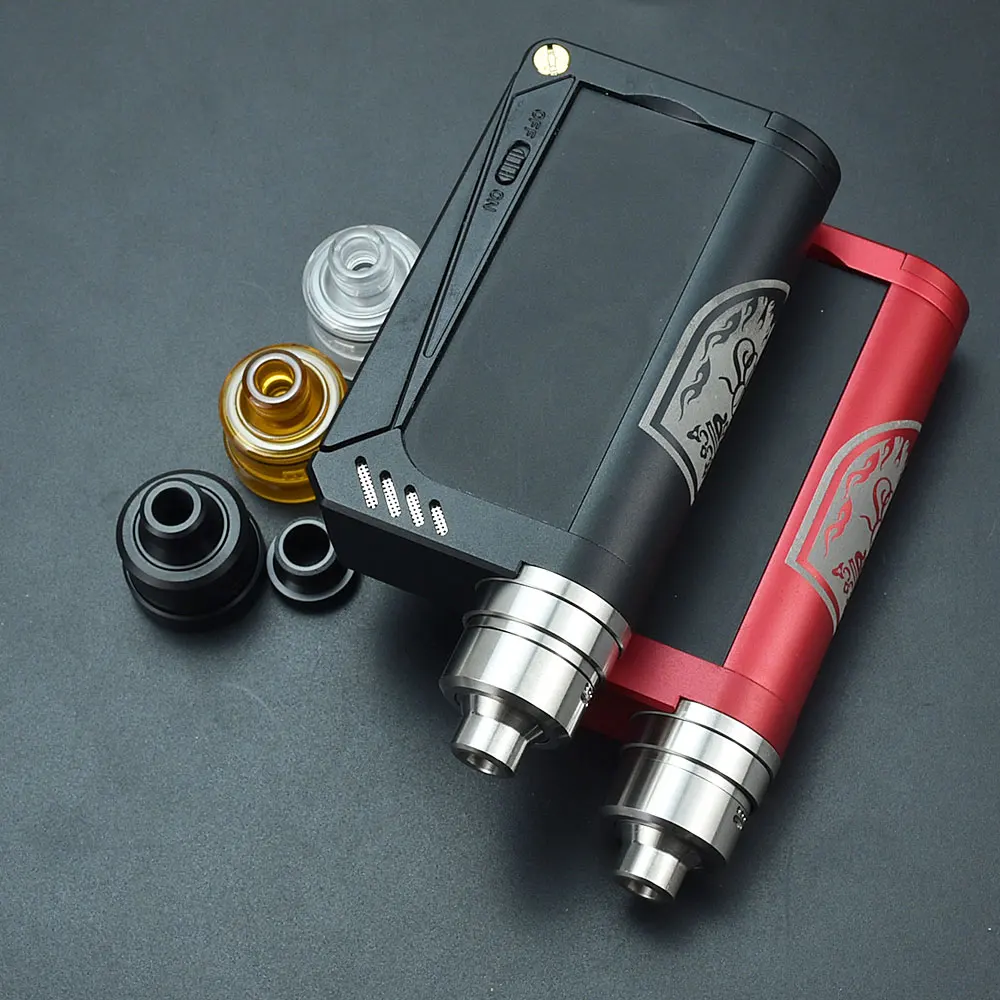 

Vbs Executive 235W mod Mechanical Box Mod with Nisshoku rda 22MM 316 SS tank Rebuildable vape Atomizer fit 2*18650 battery mods