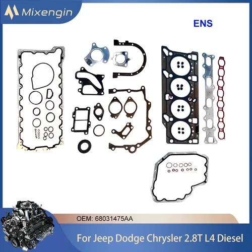 Imagen 1 del producto Kit de reconstrucción de juntas de motor automático para ENS 2,8 T L4 diésel Jeep wrangler cherokee Dodge Nitro Chrysler Grand Voyager V 2.8L 2007+