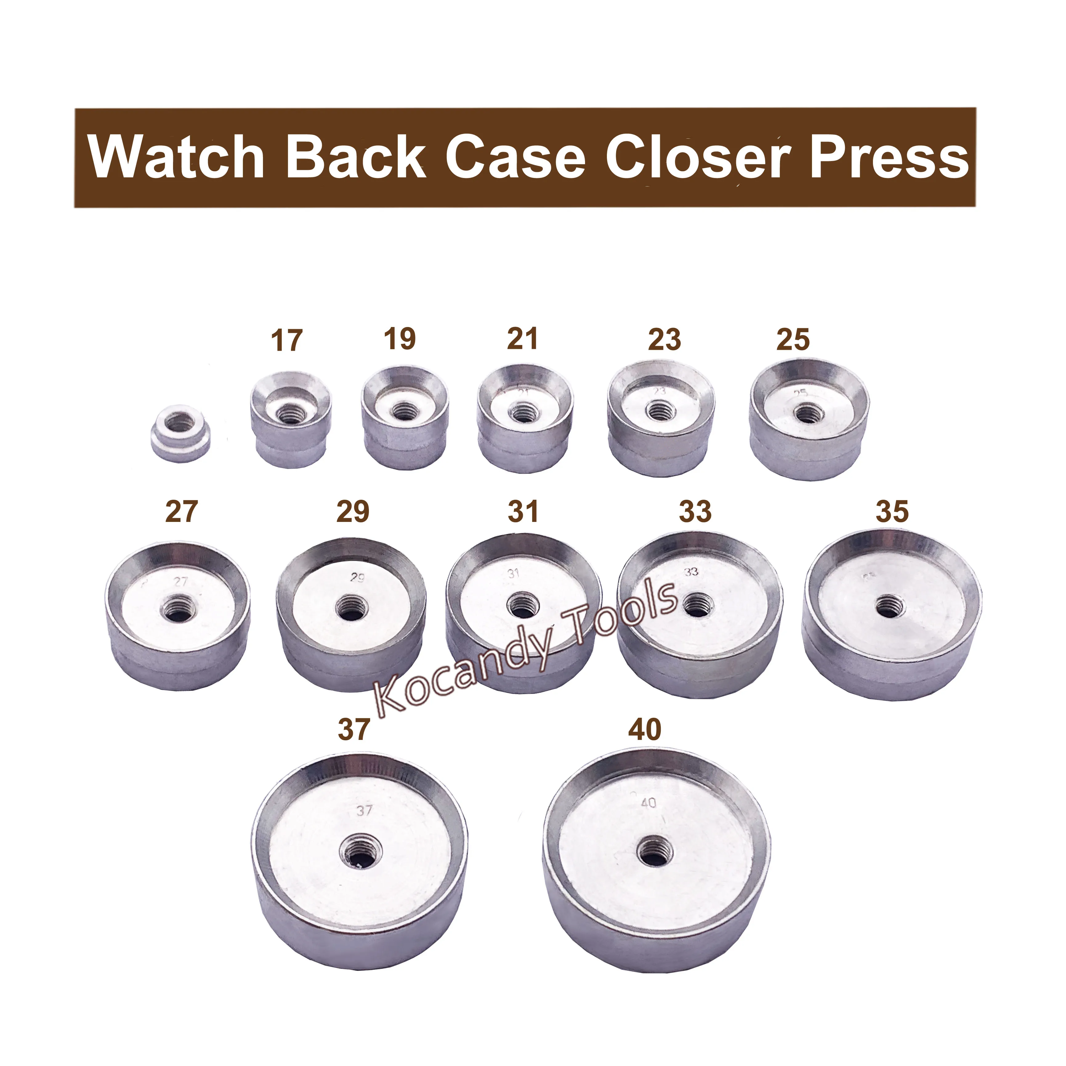 Watch Back Case Closer Press Watch Repair Tool Kits for Professional Watchmakers