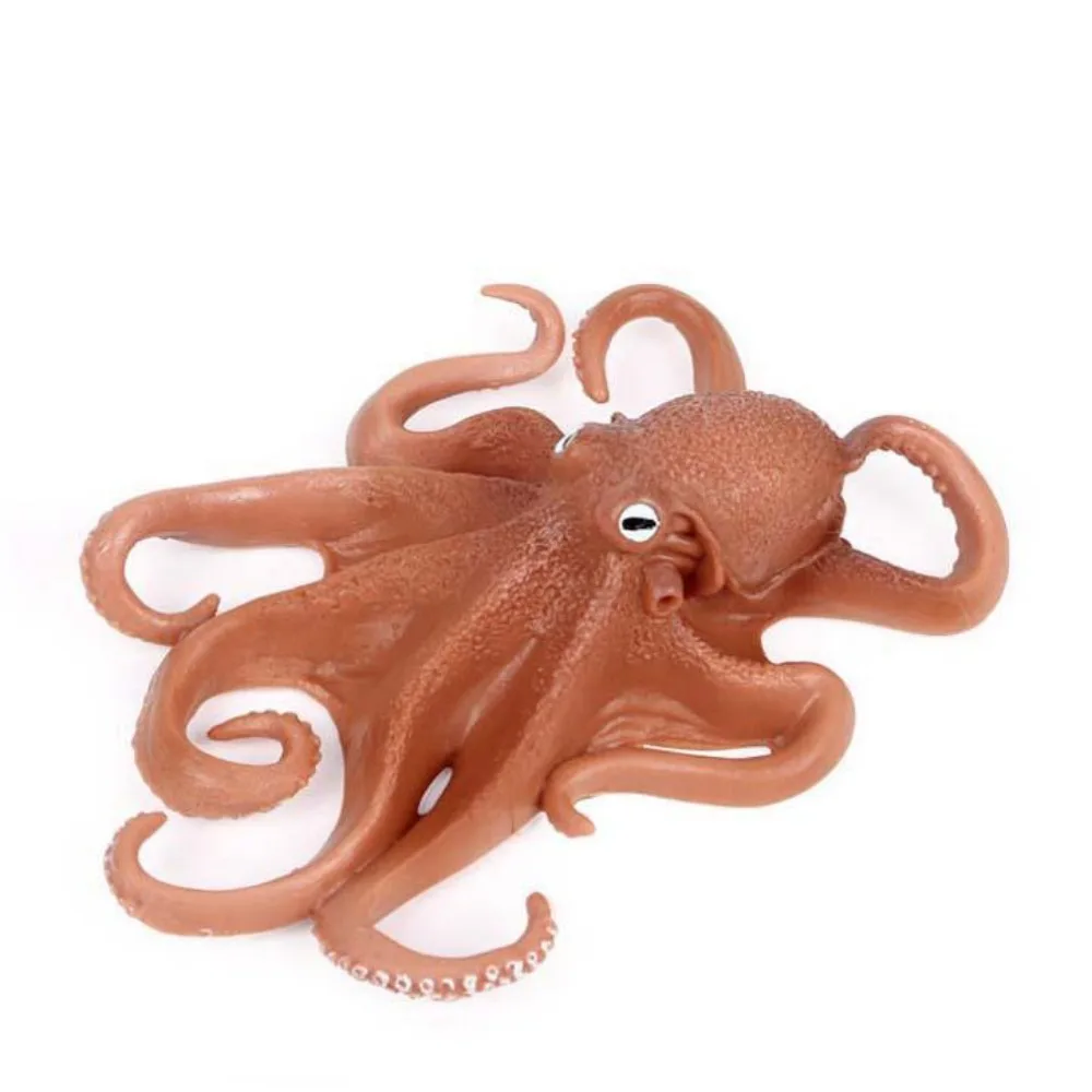 

PVC Simulation Sea Life Animals Model Handmad Statue Octopus Action Figures Toy Ornament Collectible Crab Model Figurines