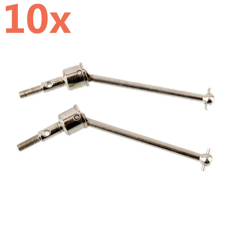 10Pieces HSP 122015 166015 188015 Universal Drive Joint Shaft Alloy Upgrade Parts For 1/10th 4WD R/C RC Car XSTR POWER