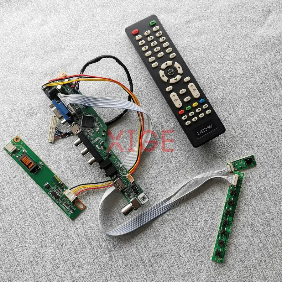 

Для LTN160AT01 LTN156AT01 N156B3 LTN160AT02 матричный контроллер DIY Kit 1366*768 LVDS 30-контактный 1-CCFL 1366x768 HDMI + VGA + AV + USB