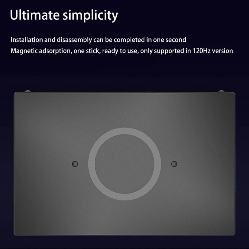 7inch 1280x800 Computer Secondary Monitor with HDTV/USB C Connectivities for Laptops and PC HX5E