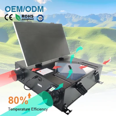 

Система вентиляции с рекуперацией тепла IGUICOO для складов и жилых помещений – простая установка, гибкий дизайн