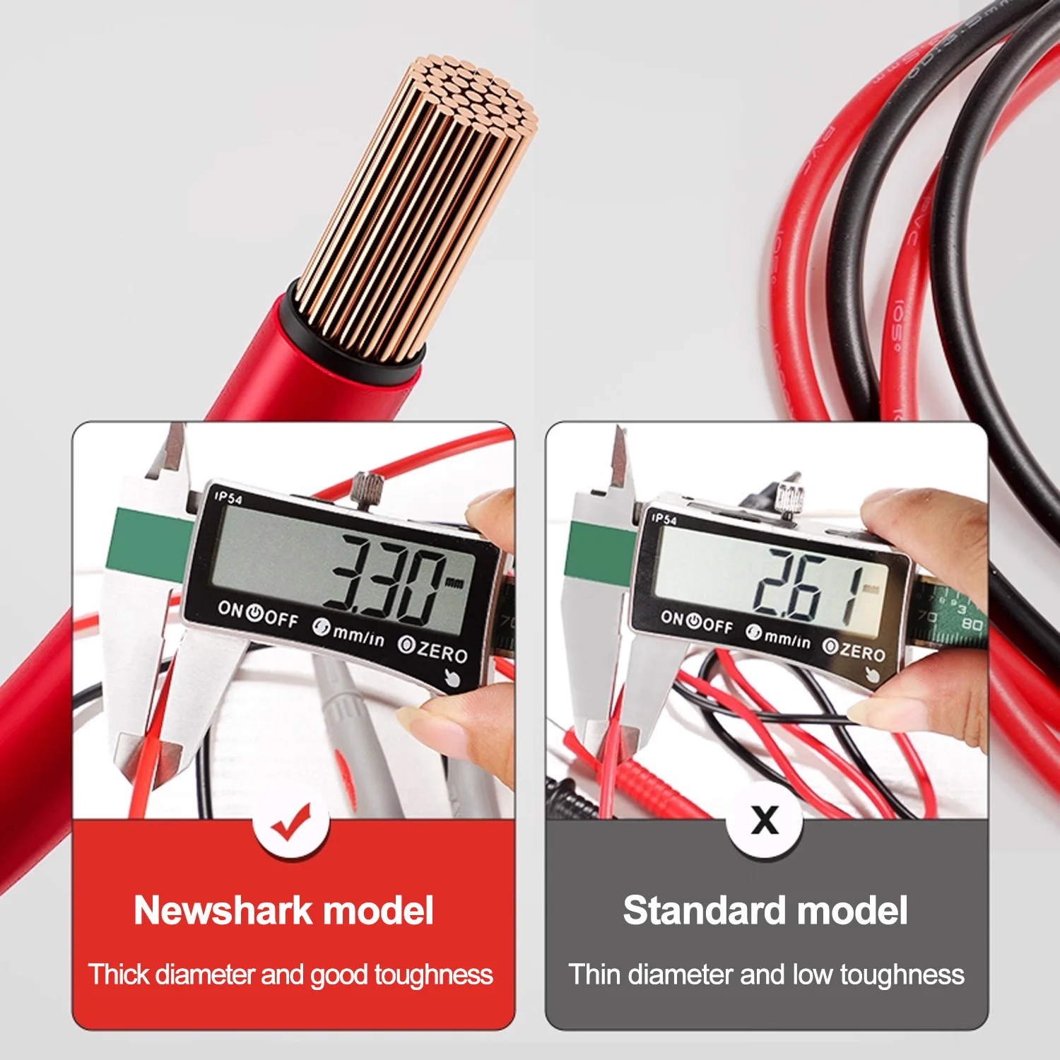 10A 20A Multimeter Test Leads Kit Silicone Wire with Needle Probe Alligator Clips Banana Plugs view 5