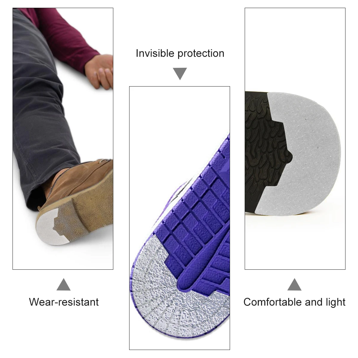 

Anti-slip Sole Stickers Nonslip Shoe Pads Gym Shoes Wear-resistant Protective Self-adhesive Exercise
