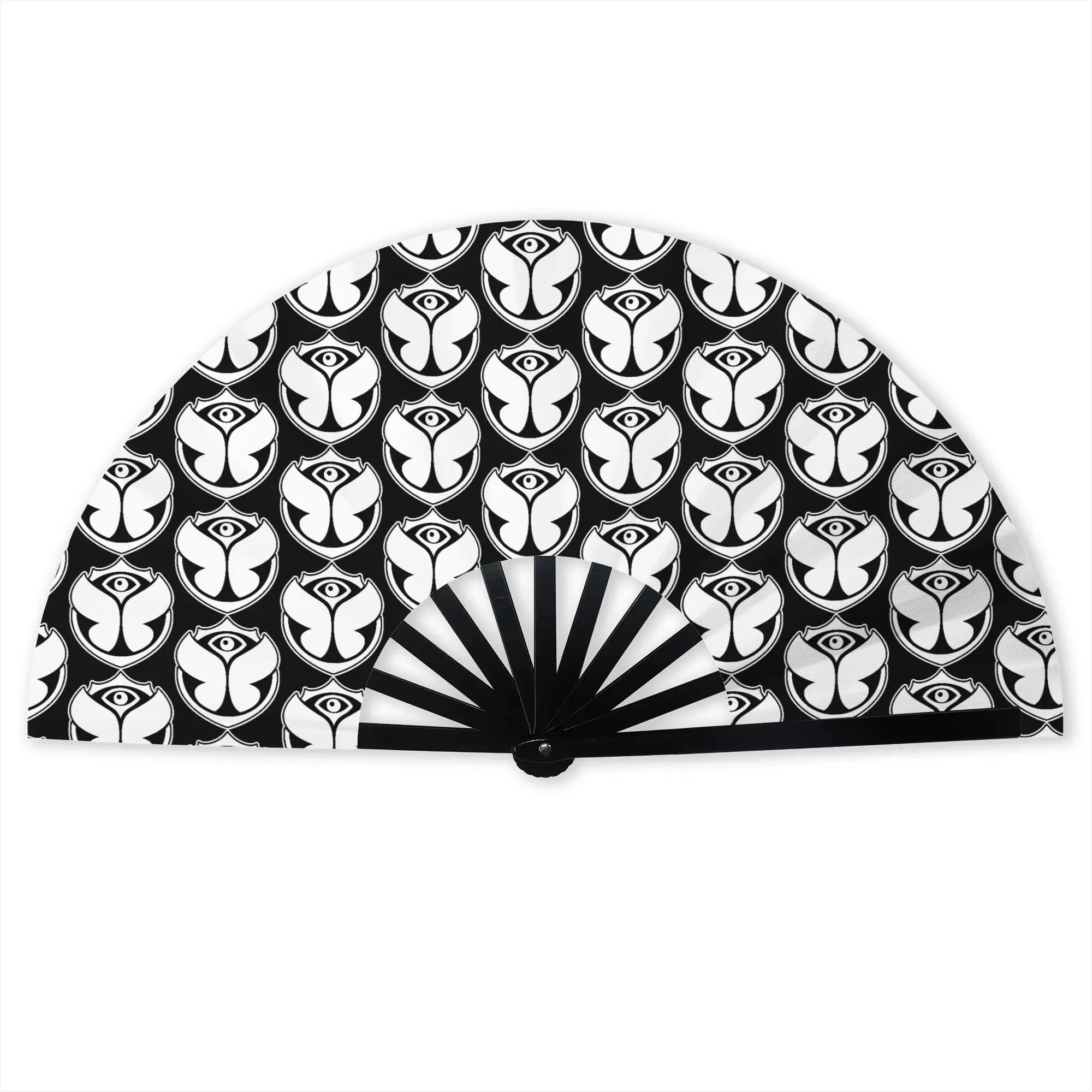 Tomorrowland Promotional Gift Hand Fan Wedding Belgian Electronic Dance Music Festival Durable Folding Fans Unique Bulk Pack Fan