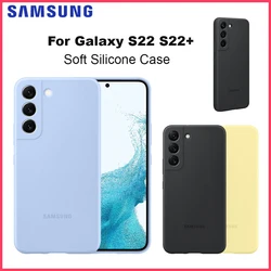 Original Samsung Galaxy S22 S22+ Soft Silicone Phone Cases Mobile Phone Housing silicone Cover