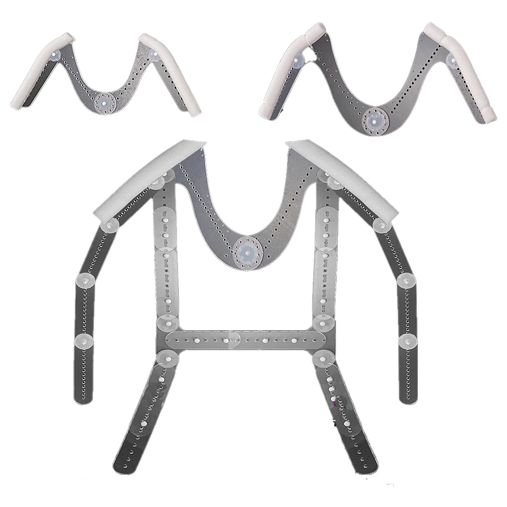 

Invisible Transparent Adjustable Support Hanger for Clothing Photography, Invisible Hanger for Men/Women/Children