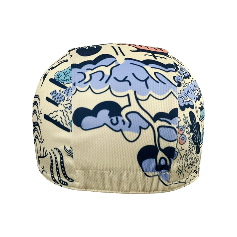 Classical Cycling Caps Summer Breathable Sports Quick Dry Bicycle Hats Polyester Black Blue Hats Men and Women image 2