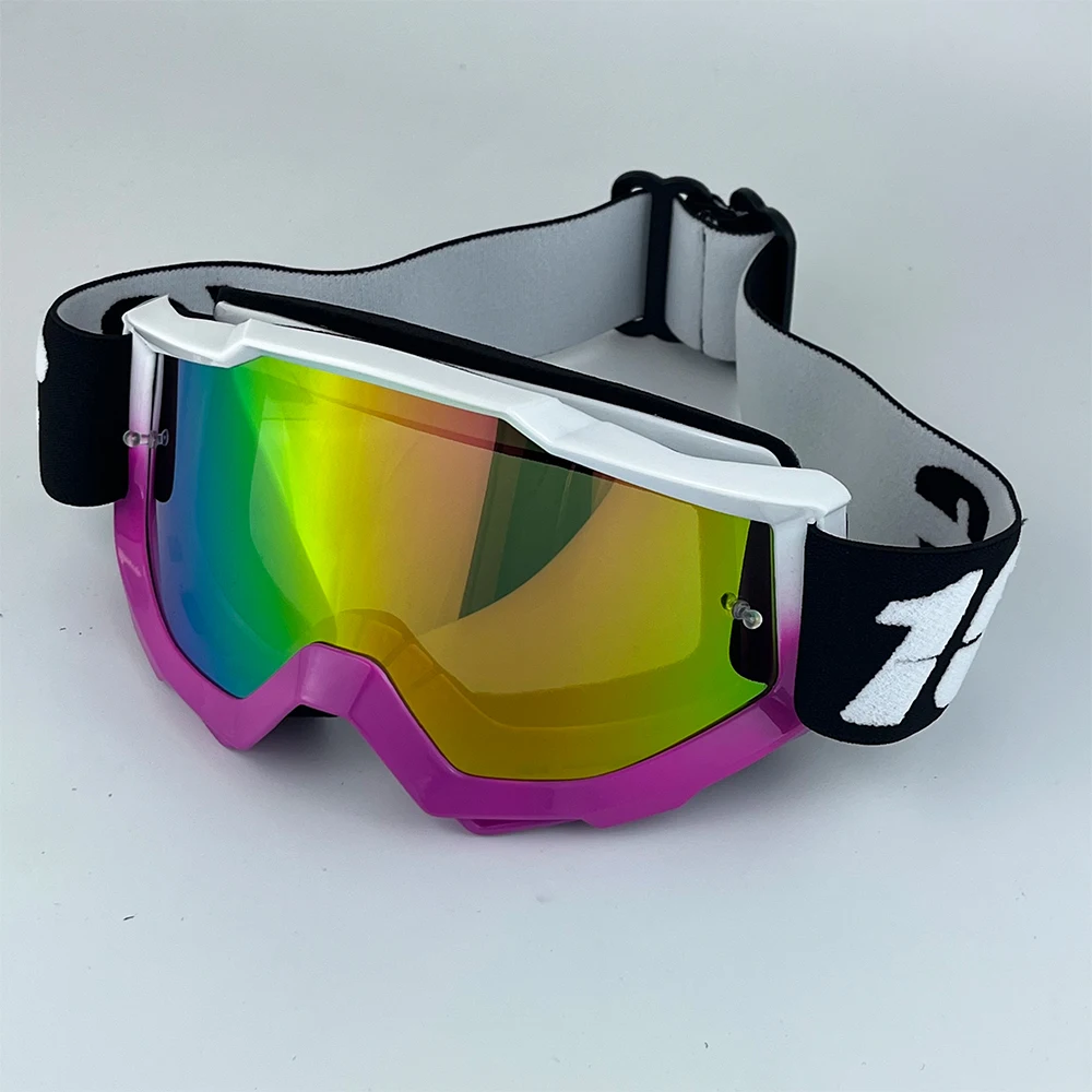 نظارات الدراجات النارية نظارات موتوكروس نظارات خوذة MX موتو الترابية دراجة ATV التزلج الرياضة في الهواء الطلق الزجاج سكوتر Googles قناع وحقيبة