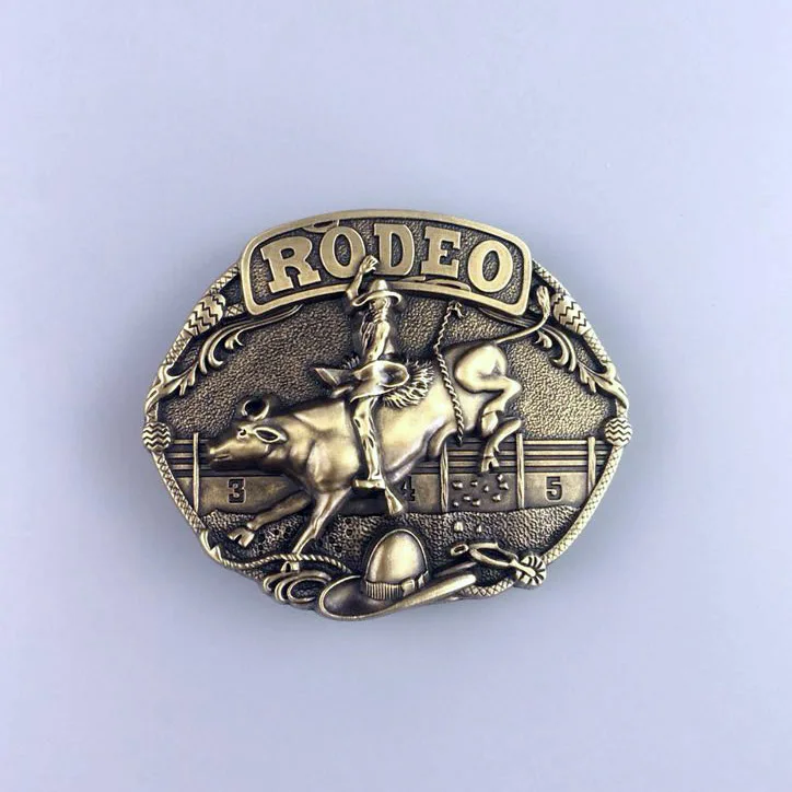 Enamel Western Rodeo Race Cowboy Belt Buckle Hebilla BUCKLE-WT085