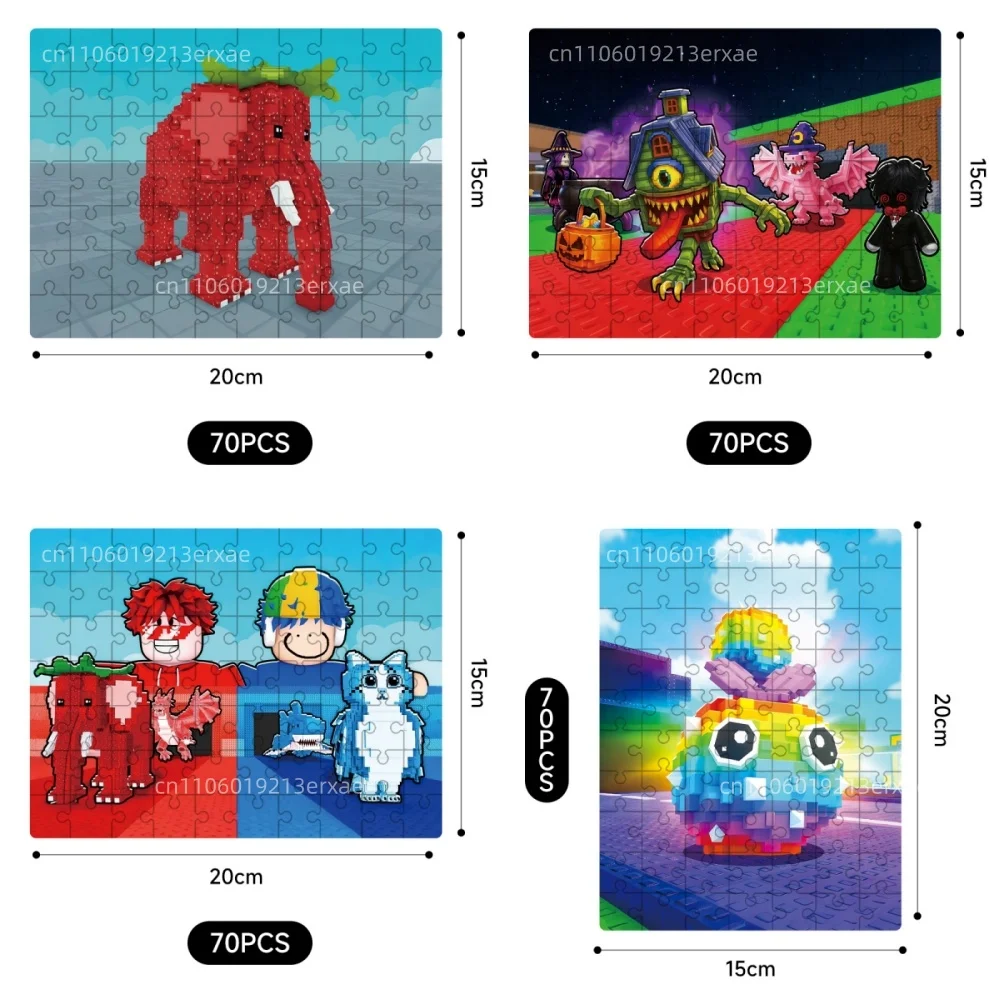 Steal A Brainrot Jigsaw Puzzle 3d Board Game Italian Brainrot 67 House 9 Job Adults Fun Toys For Children Art Personalized Gift