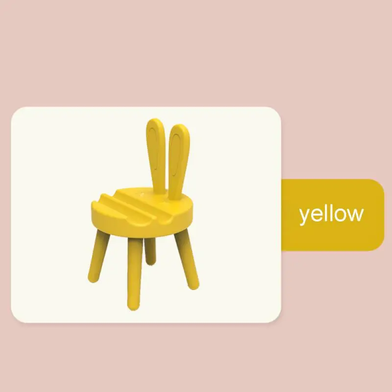 1pcs Creative Cute Phone Holder Chair Shape Desktop Phone Holder Stands Mobile Phone Accessories