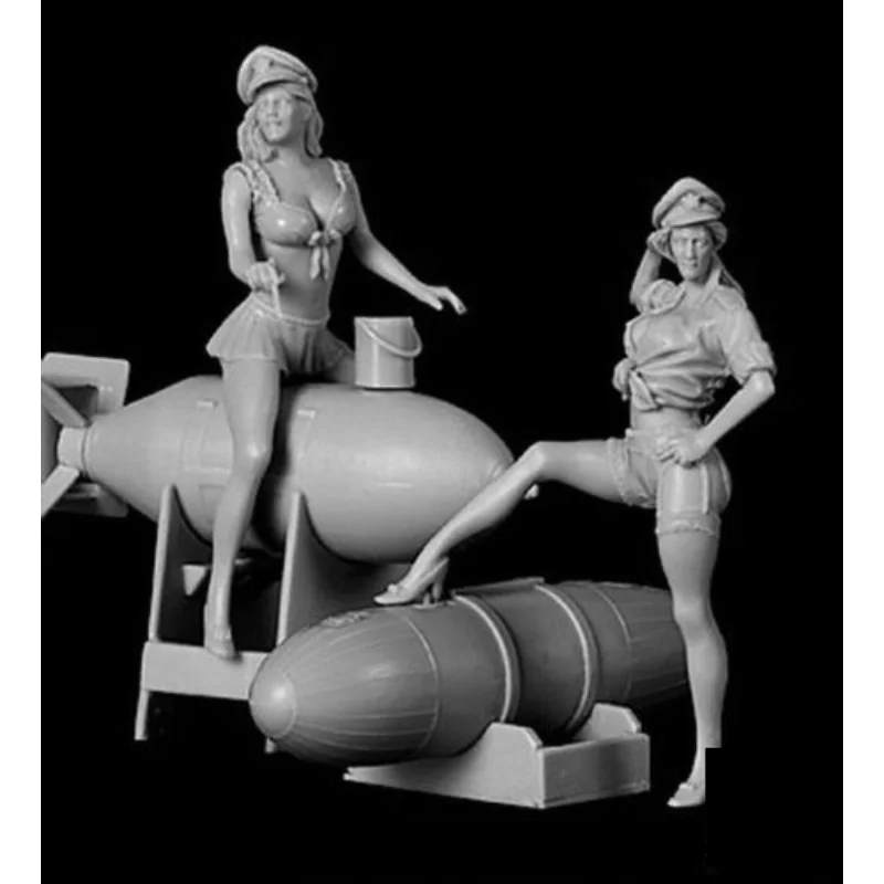 

1:32 Scale Die-cast Resin Model Resin American Female White Model Free Shipping