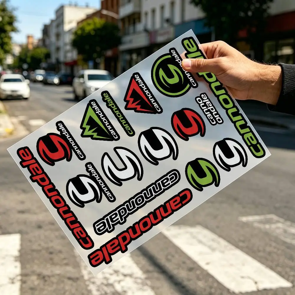 

For Cannondale Helmet Reflective Sticker Set Safety Decal for Motorcycle Bike Car High Intensity Glow New Arrival